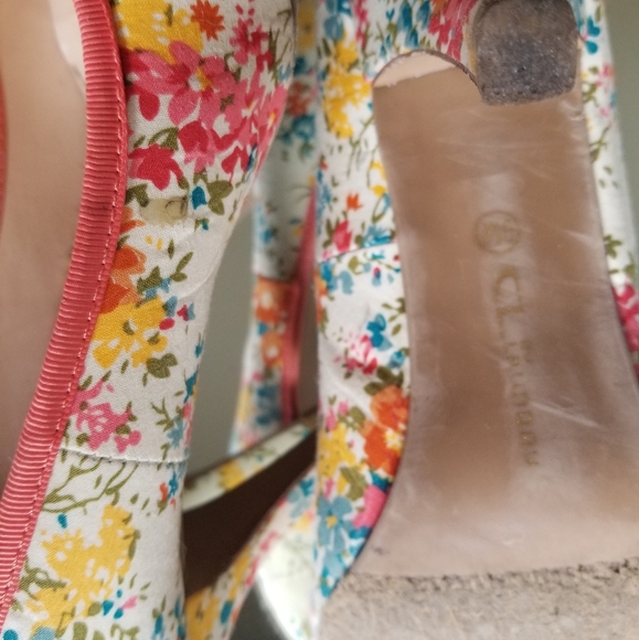 Floral Chinese Laundry pumps size 9 - Picture 3 of 4